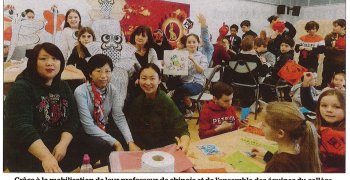 Découverte de la Chine par les 6e avec l'Institut Confucius de Néoma