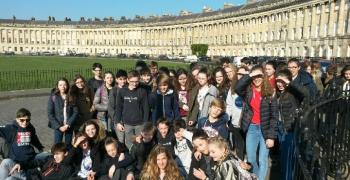 The Royal Crescent à Bath - Voyage en Angleterre - 4a et 4b