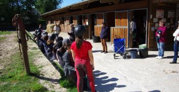 Sortie pédagogique centre équestre sept. 2019 - 5eH-classe à effectif allégé