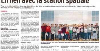 En lien avec la station spatiale