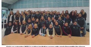 Équipements et marraine pour la section "Équitation"