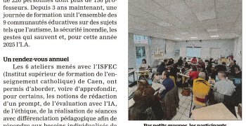 Les équipes du réseau pays de Caux ont planché sur I.A