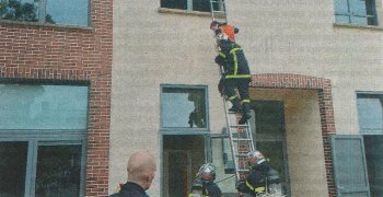 Un exercice incendie plus vrai que nature