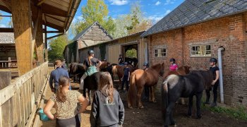 Sortie à la ferme - Section scolaire Équitation